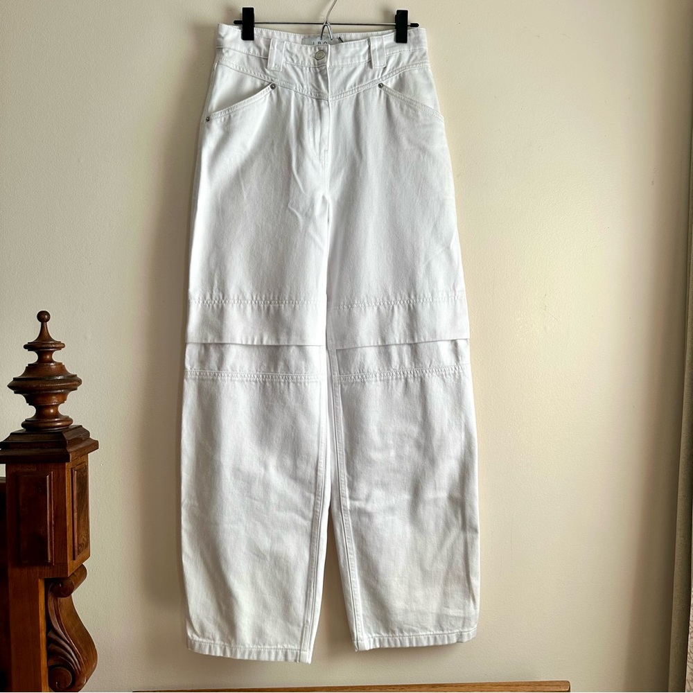 IRO Paris • Zitas Straight Jean in White‎